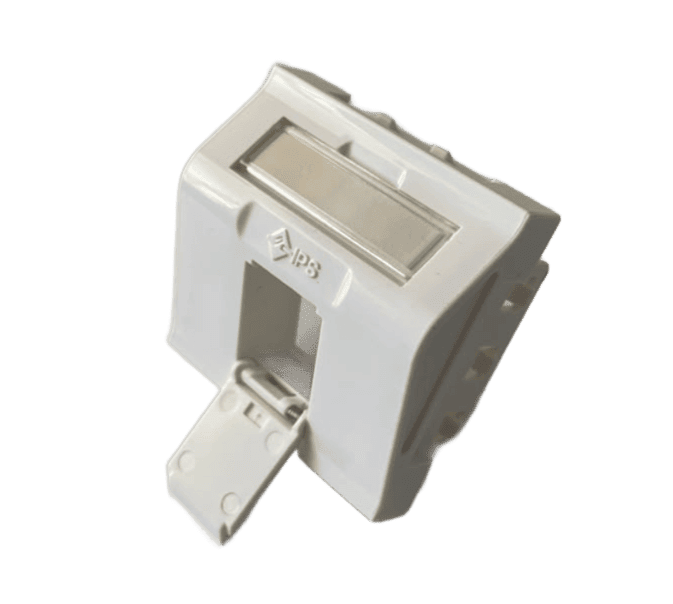 Plastron Ingelec IPS RJ45 45x45 Blanc img2