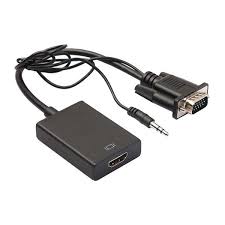 Convertisseur VGA M Vers HDMI F +Audio TV