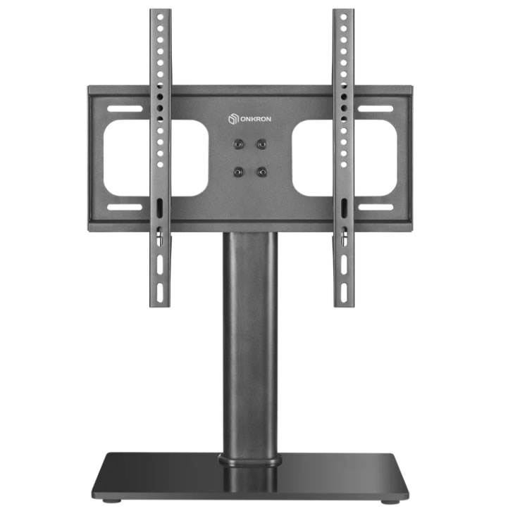 PT1 BLK Support de bureau pour TV de 26 à 55 pouces, Noir