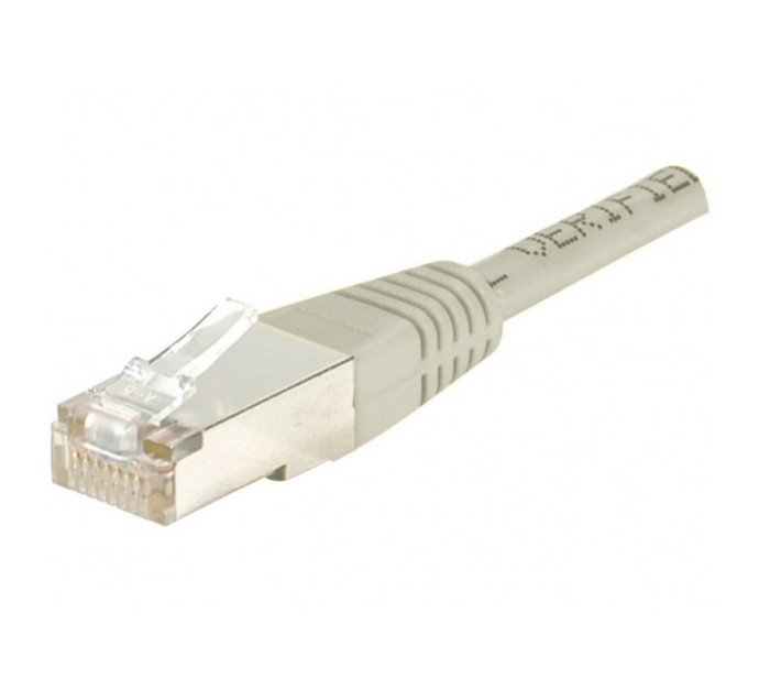 Cat6 RJ45 Patch câble F/UTP gris - 0,15 m