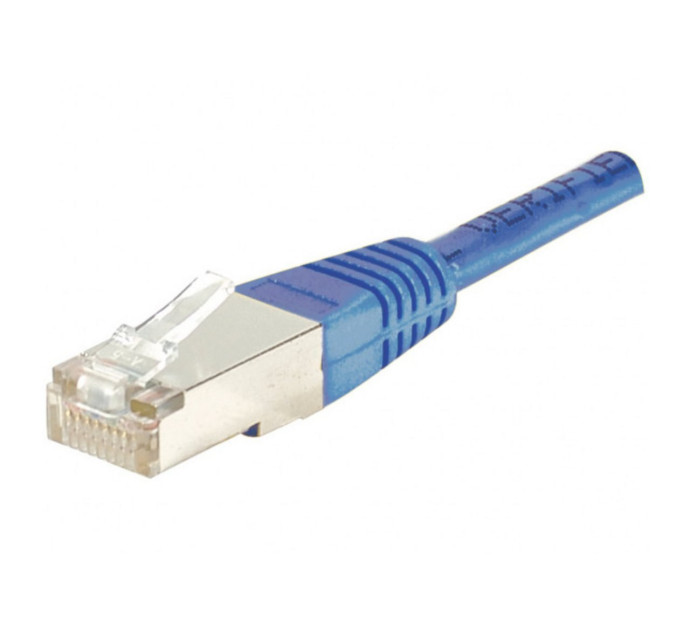 Cat6 RJ45 Patch cable F/UTP blue - 0,3 m