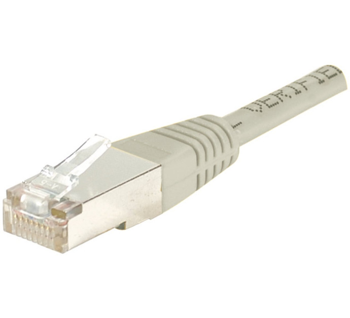 Cat6 RJ45 Patch cable F/UTP grey - 0,5 m