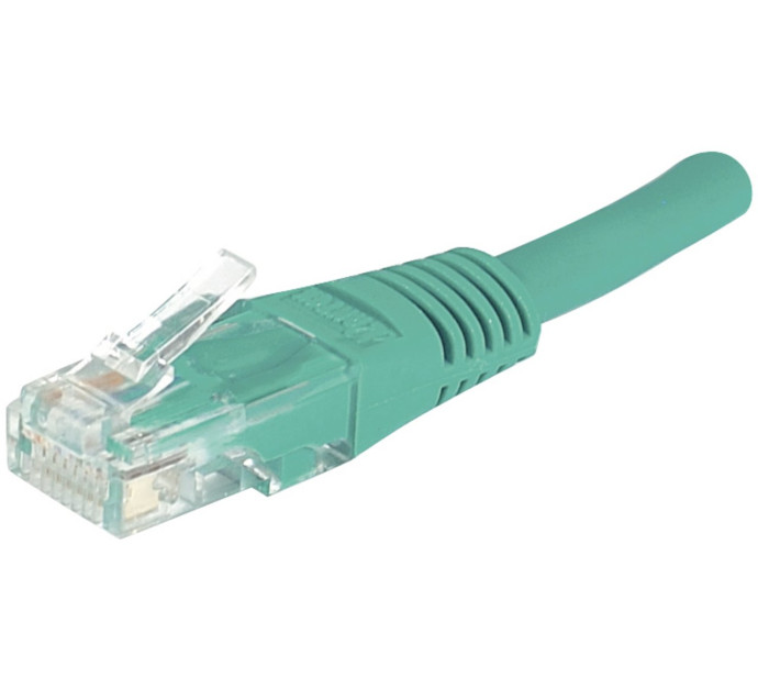 Cat6 RJ45 Patch cable U/UTP green - 0,5 m