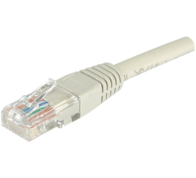 Cordon RJ45 catégorie 6 U/UTP gris - 3 m