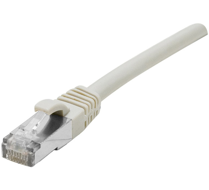 Cordon RJ45 catégorie 6A S/FTP gris - 5 m