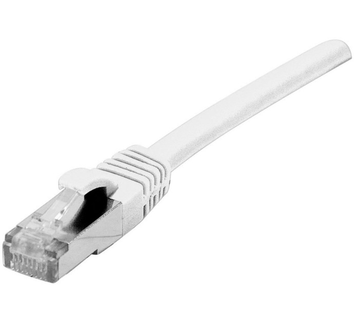 Cordon RJ45 catégorie 6A F/UTP LSOH snagless blanc - 0,3 m