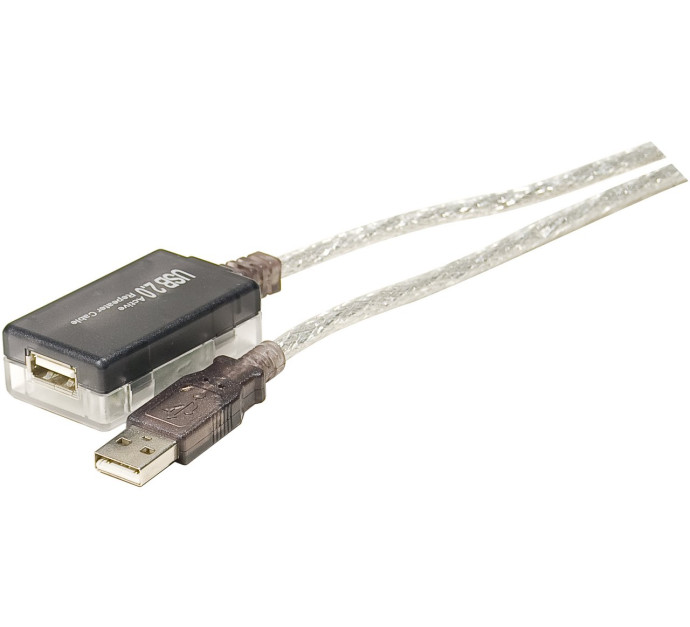 Rallonge amplifiée USB 2.0 12m - Actif jusqu'a 36m