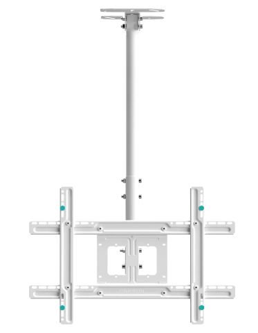 N1L WHT Support TV de Plafond pour écran de 32 à 80 Pouces Blanc