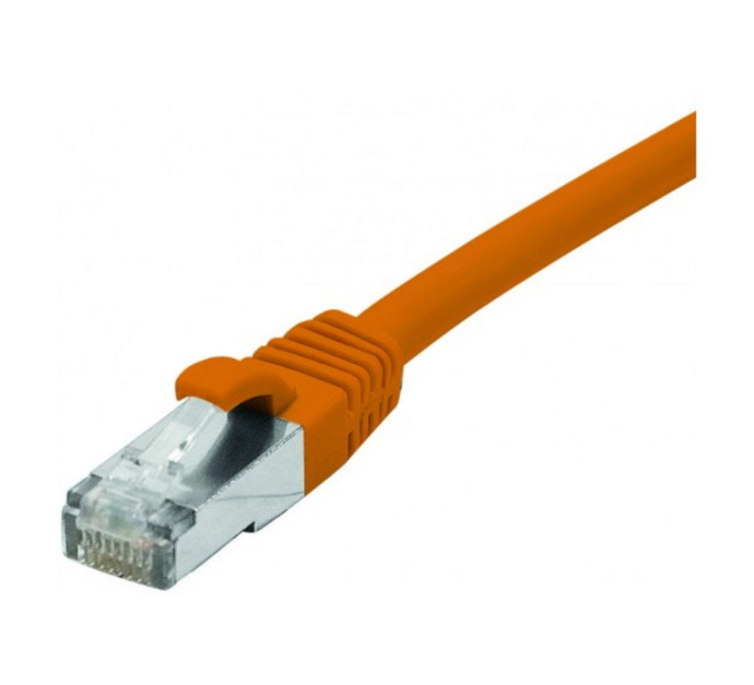 Cordon RJ45 catégorie 6A S/FTP orange - 20 m