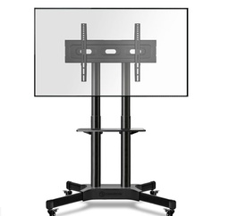 TS1351 BLACK Support TV sur pied à roulettes [TS1351 BLACK]