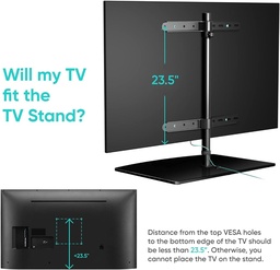 [118PT201N] Support TV de table pour des téléviseurs de 32 à 65 pouces