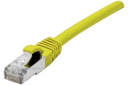 [11985841804N] DEXLAN Cat6A RJ45 Patch cable S/FTP LSZH SNG yellow - 0,3 m