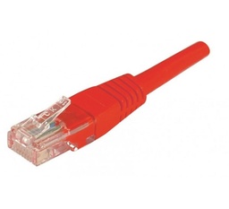 [11324370002N] Cat6 RJ45 Patch cable U/UTP red - 0,5 m