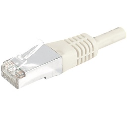 Cordon RJ45 catégorie 6 S/FTP gris - 0,15 m [856810]