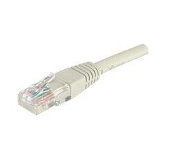 [11385418708N] Cordon RJ45 catégorie 6 U/UTP gris CCA - 10 m