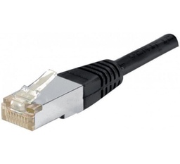 Cordon RJ45 catégorie 6A F/UTP noir - 0,5 m [850013]